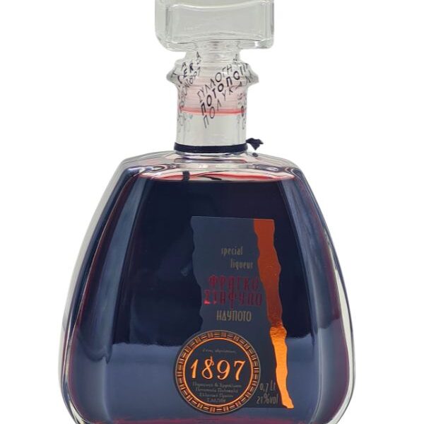 Λικέρ Φραγκοστάφυλο Πολυκαλά 1897 700ml – Premium Λικέρ σε Πολυτελή Καράφα