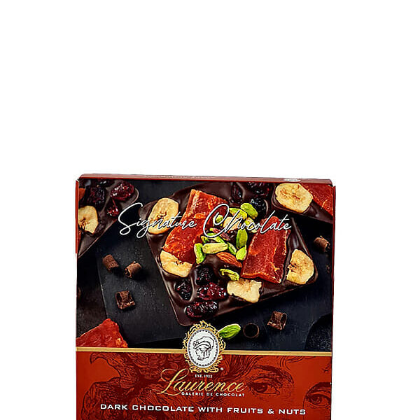 Χειροποίητη Σοκολάτα Laurence υγείας με φρούτα και ξηρούς καρπούς