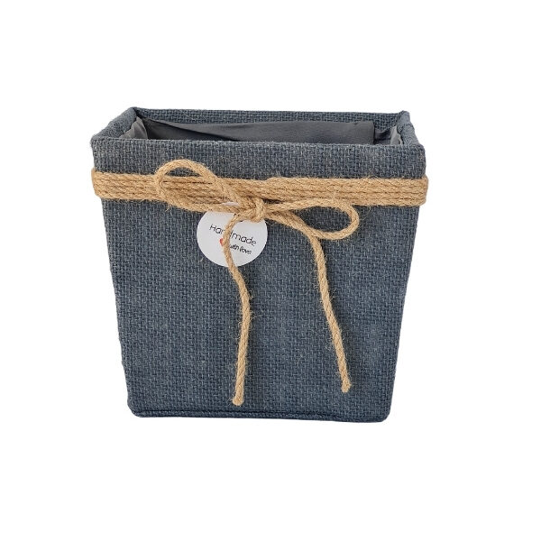 Κασπώ JUTE FABRIC GREY 19χ19χ16 cm