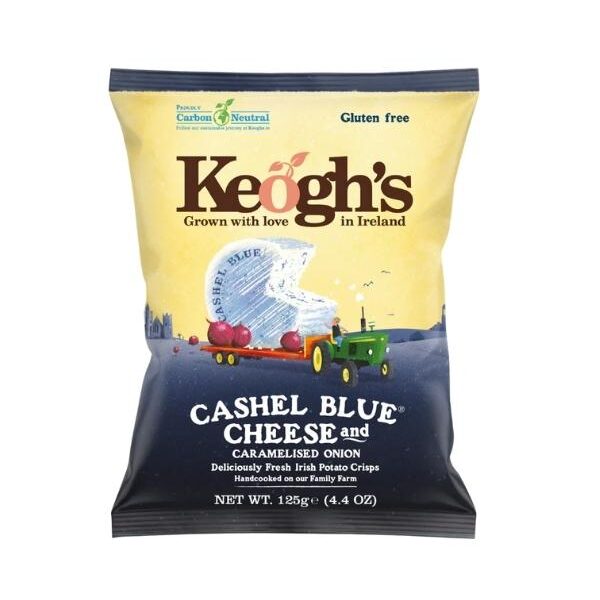 Keogh's Cashel Blue Cheese & Caramelised Onion Potato Crisps