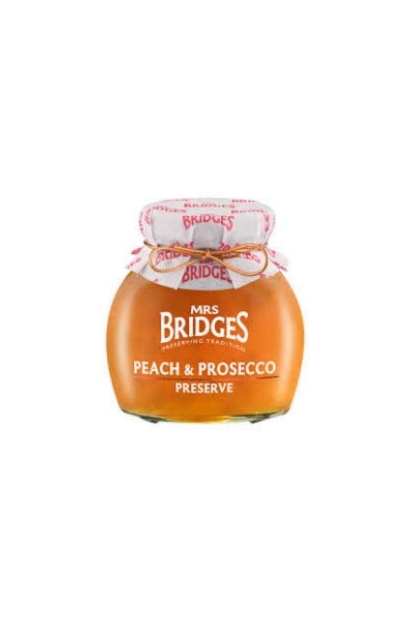 peach and prosecco preserve