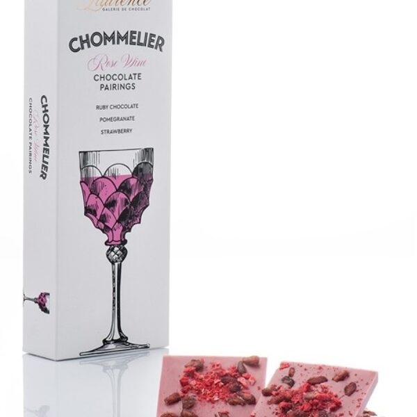 Σοκολάτα Laurence Chommelier – Pomegranate & Strawberry Ροζέ Κρασί