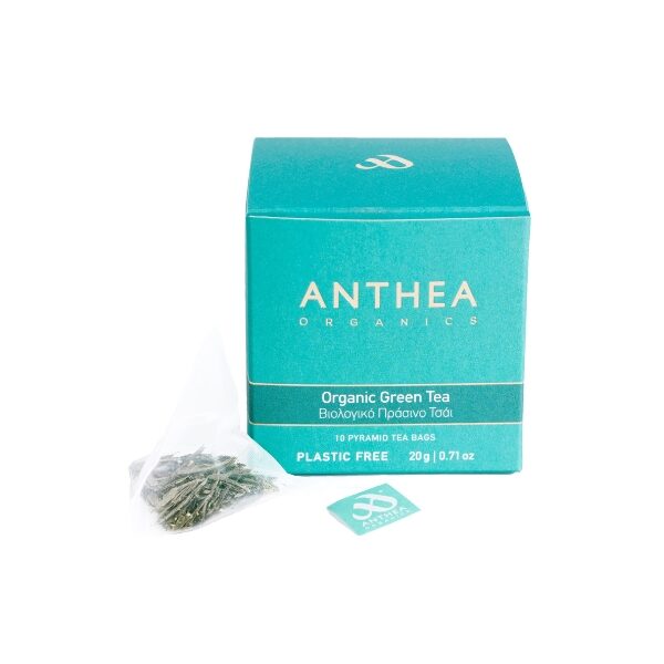 ANTHEA Βιολογικό Green Tea Bags 10pcs